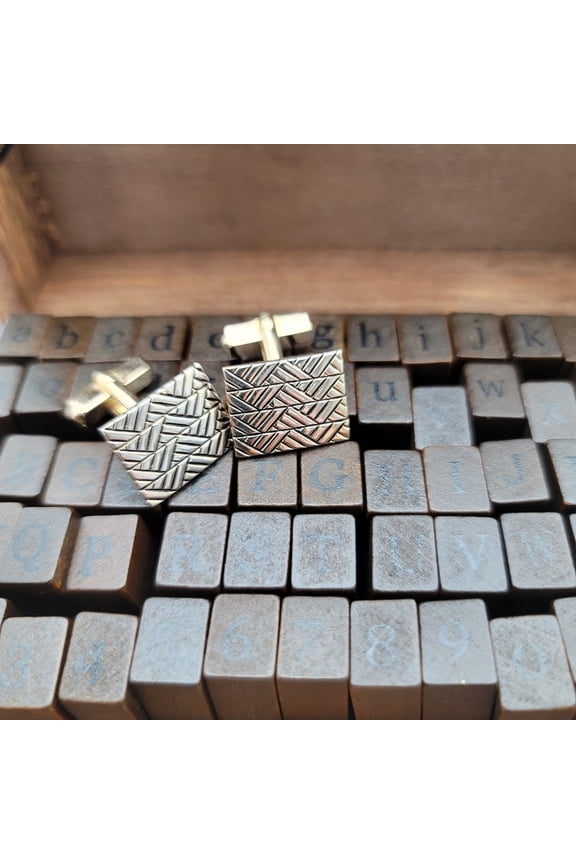 Alluring Vintage Hand-Crafted Gold Plated Braided Design Swank Cufflinks