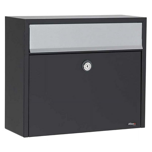 Allux LT150 Galvanized Wall Mount Locking Mailbox Allux LT150 Galvanized Wall Mount Locking Mailbox