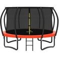 thumbnail image 1 of Allviate Trampoline 8FT 10FT 12FT 14FT 16FT, Recreational Trampolines with Enclosure Net and Ladder, Outdoor Anti-Rust Trampolines for Kids and Adults, 1 of 2