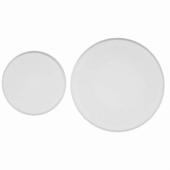 Allway 5760046 0.25 x 4.75 in. Vinyl White Mounts to Door & Wall Shield, Pack of 10