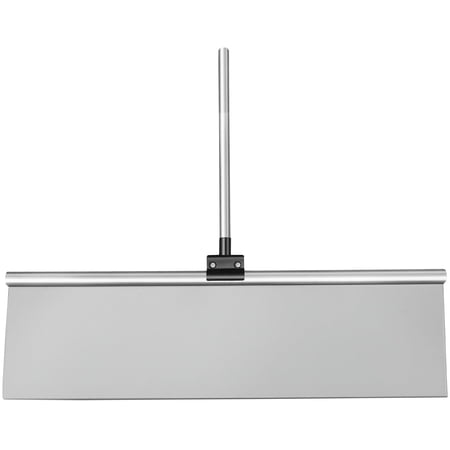 Allway 9 in. W X 36 in. L Gray Aluminum Paint Spray Shield