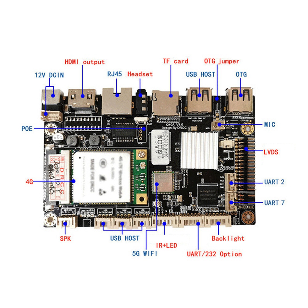 Allwinner A40I Android Industrial Control Motherboard is for Smart ...