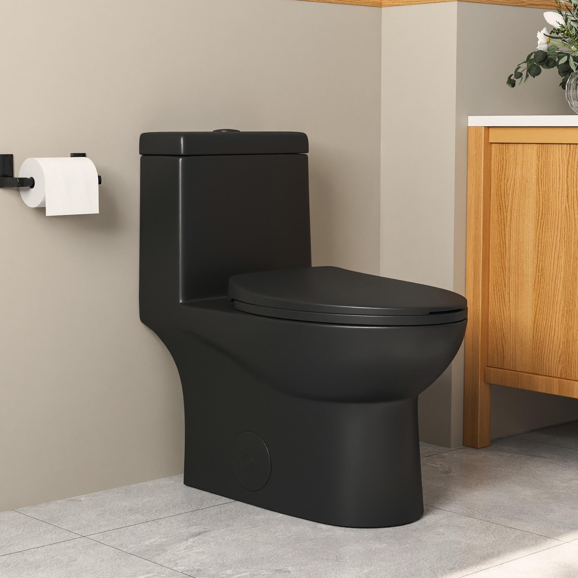 Black Toilet One Piece