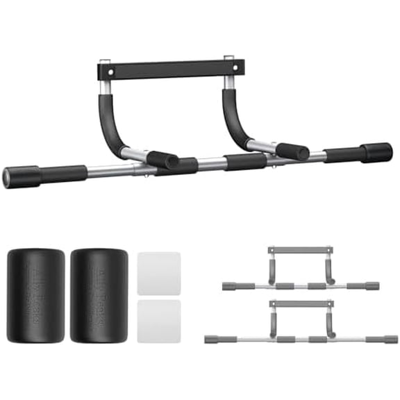 Ally Peaks Pull Up Bar for Doorway,Multiple Levels Width Adjustable Pull Up Bar Accurately Match Wide and Narrow doorframe,Indoor Chin-Up Bar Workout Bar,USA Original Patent