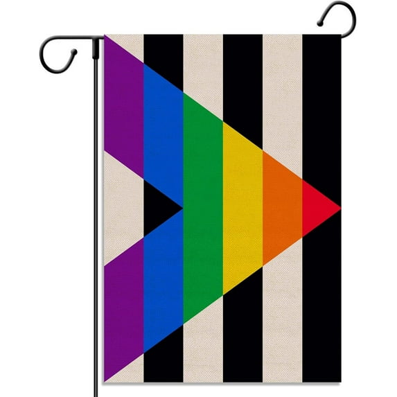 Ally Pride Garden Flag LGBT Rainbow LGBTQ Alliance Gay Pride Support Vertical Double Sized Yard Outdoor Decoration