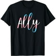 thumbnail image 1 of Ally T-Shirt Trans Pride Support LGBT Transgender Flag Gift, 1 of 4