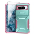 thumbnail image 1 of Allyechgroup Google Pixel 8 Pro Case with Screen Protector, Sliding Camera Lens Protective Heavy Duty Shockproof Anti-Scratch Bumper Protective Phone Case for Google Pixel 8 Pro, Green, 1 of 6