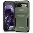 thumbnail image 1 of Allyechgroup Google Pixel 8a Case, Sliding Camera Lens Protective Heavy Duty Shockproof Anti-Scratch Bumper Protective Phone Case for Google Pixel 8a, Darkgreen, 1 of 7