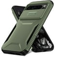 thumbnail image 1 of Allyechgroup Google Pixel 9 Pro XL Case, Sliding Camera Lens Protective Heavy Duty Shockproof Anti-Scratch Bumper Protective Phone Case for Google Pixel 9 Pro XL, Darkgreen, 1 of 7