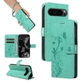 thumbnail image 1 of Allyechgroup Wallet Case for Apple Google Pixel 7, Butterfly Floral Embossed Premium PU Leather Shockproof Flip Stand Cards Slots Hand Wrist Phone Case for Apple Google Pixel 7, Green, 1 of 7