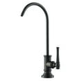 thumbnail image 1 of Allyn 100% Lead-Free Kitchen Water Filter Faucet in Matte Black, 1 of 9