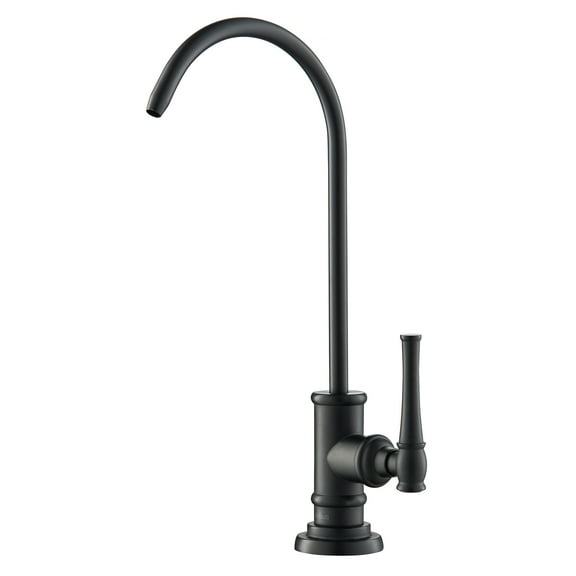 Allyn 100% Lead-Free Kitchen Water Filter Faucet in Matte Black