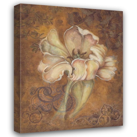 Allyn Engman 20x24 Gallery Wrapped Canvas Wall Art Titled - Study in Ecru I
