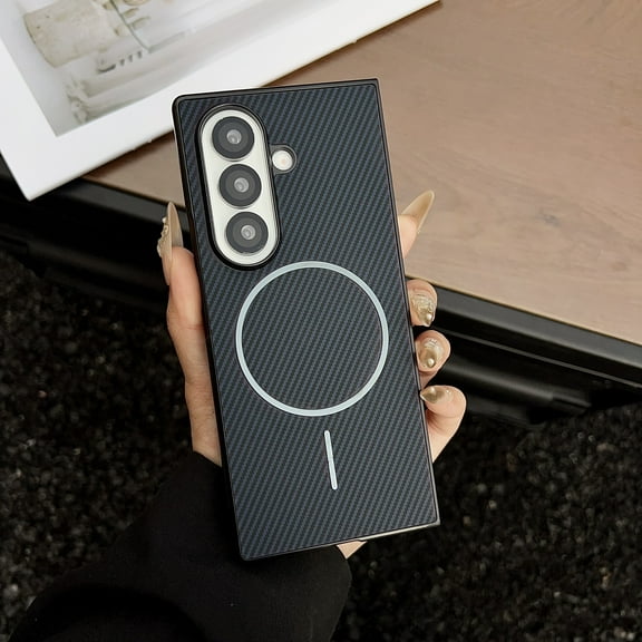 Allytecgroup Magnetic Case for Samsung Galaxy Z Fold 4, [Compatible with Magsafe] Slim Fit Shell Anti-Scratch Shockproof Protective Phone Case Cover for Samsung Galaxy Z Fold 4, Darkblue