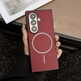 thumbnail image 1 of Allytecgroup Magnetic Case for Samsung Galaxy Z Fold 6, [Compatible with Magsafe] Slim Fit Shell Anti-Scratch Shockproof Protective Phone Case Cover for Samsung Galaxy Z Fold 6, Red, 1 of 7