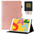 thumbnail image 1 of Allytech 10.2" iPad Case, iPad 10.2" 8th 7th Gen Case,PU Leather Glitter Slim Folio Flip Smart Cover Auto Sleep Wake Full Protection Pencil Holder Case Cover for Apple iPad 10.2 2020/2019,Rosegold, 1 of 6