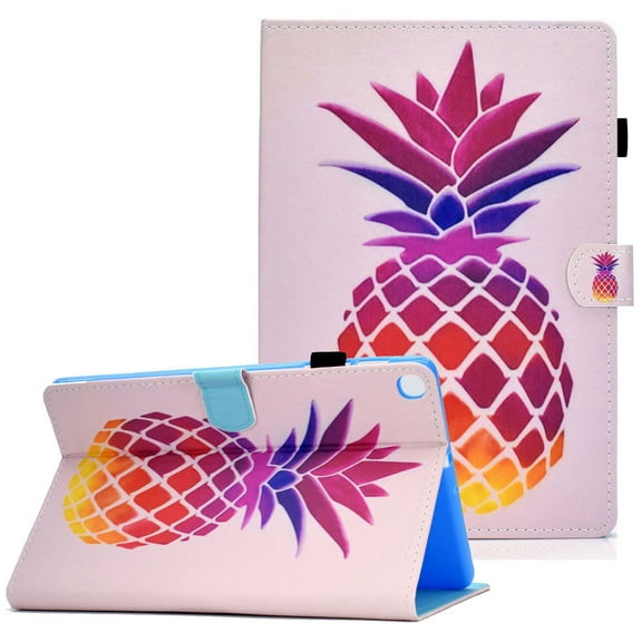 Allytech 10.5 Inch Tablet Case for Samsung Galaxy Tab S5e 10.5 Cover 2019 T720 T725 T727 Case, Smart Waterproof Slim Sleeve with Pencil Holder/Card Slot Kickstand Auto Sleep/Wake Cover,Pineapple