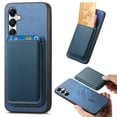 thumbnail image 1 of Allytech 2 in 1 Detachable Wallet Case for Samsung Galaxy A15, [Thin & Light] [Compatible with MagSafe] Luxury PU Leather Card Holder Soft Bumper Shockproof Anti-Scratch Magnetic Case, Blue, 1 of 11