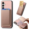 thumbnail image 1 of Allytech 2 in 1 Detachable Wallet Case for Samsung Galaxy A25 5G, [Thin & Light] [Compatible with MagSafe] Luxury PU Leather Card Holder Soft Bumper Shockproof Anti-Scratch Magnetic Case, Pink, 1 of 11