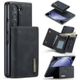 thumbnail image 1 of Allytech 2 in 1 Detachable Wallet Case for Samsung Galaxy Z Fold5 with Cash Pocket & Cash Slots, [Full Body Protection] [Magnetic Clasp] Luxury PU Leather Shockproof Slim Kickstand Case - Black, 1 of 12