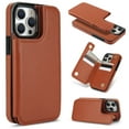 thumbnail image 1 of Allytech 2 in 1 Detachable Wallet Case for iPhone 13 Pro with Card Holder, [Large Capacity] PU Leather Magnetic Snap Kickstand Case Support Wireless Charging, Shockproof Anti-Drop Case, Brown, 1 of 9