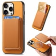 thumbnail image 1 of Allytech 2 in 1 Detachable Wallet Case for iPhone XR, [Thin & Light] [Compatible with MagSafe] Luxury PU Leather Card Holder Soft Bumper Shockproof Anti-Scratch Magnetic Case, Yellow, 1 of 11