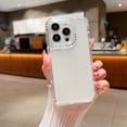 thumbnail image 1 of Allytech 3 in 1 Heavy Duty Case for iPhone 14, Rugged PC + Soft TPU Reinforced Bumper Shockproof Anti-Drop [Full Body Protection] Case for iPhone 14 - Clear, 1 of 10