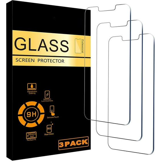 Allytech [3 Pack] iPhone 13 Pro Max Screen Protector, HD Clear Tempered Glass Screen Protector Anti-Fringerprint Bubble Free Screen Protector for Apple iPhone 13 Pro Max 6.7" - Clear