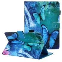 Allytech 8 Inch Tablet Case, Slim Folio Stand Case Cover for iPad Mini/ Lenovo/RCA/Oasis/ Galaxy Tab 8.0 T377 T380 T350 P200/ ASUS/ LG/ Fire HD 8 & More 7.5-8.5" Tablet, Butterfly