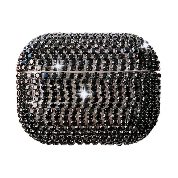 Allytech Airpods 3rd Generation Case, Airpods 3Case Cover 2021, Glitter Bling Sparkle Protective Shockproof Case for Girls Women - Black
