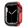 thumbnail image 1 of Allytech Aluminum Case for Apple Watch Series 7 41mm, Shockrpoof Metal TPU Shell All-Roung Edge Protective Case Cover Frame for Apple Watch 7 41mm [No Screen Protector Band] - Red, 1 of 4