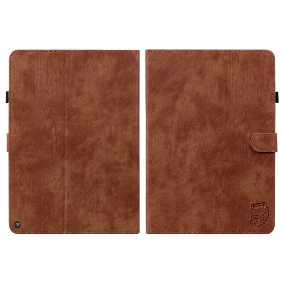 Allytech for Amazon Fire HD 10 & Fire HD 10 Plus (11th Generation, 2021 Release),Synthetic Leather Cover Multi-Angles Slim Folio Stand Protective Cards Slots Wallet Case, Brown