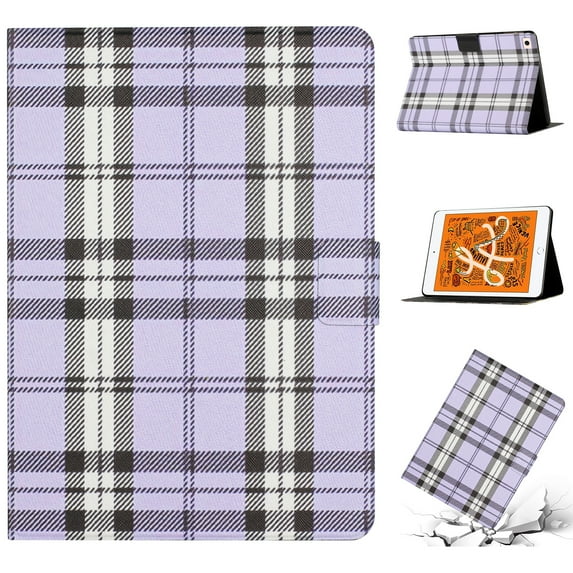 Allytech for Apple iPad mini(3/4/5) 7.9 Inch Case, Folio Magnetic Adjustable Stand Anti-scratch Shockproof Case for iPad mini (3/4/5) 7.9 Inch, Purple