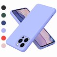 thumbnail image 1 of Allytech for Apple iPhone 14 Pro Max Case, Shockproof Slim Soft Silicone Rubber Anti-Scratch Lightweight Wireless Charging Microfiber Lining Lens Protection Cover, Purple, 1 of 6