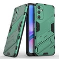 thumbnail image 1 of Allytech Armor Case for Samsung Galaxy A15, Built-in Invisible Kickstand, Camera Screen Protection, Slim Lightweight Four Corners Drop Protection Shockproof Rugged PC Back Case - Green, 1 of 8