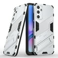 thumbnail image 1 of Allytech Armor Case for Samsung Galaxy A25, Built-in Invisible Kickstand, Camera Screen Protection, Slim Lightweight Four Corners Drop Protection Shockproof Rugged PC Back Case - Silver, 1 of 8