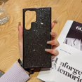 thumbnail image 1 of Allytech Bling Glitter Case Cover for Samsung Galaxy S24 Plus 6.7", Sparkle Bling Diamond Embossed Shockproof Protective Bumper Gaaxy S24 Plus Case for Girls Women - Black, 1 of 7