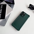 thumbnail image 1 of Allytech Carbon Fiber Case for iPhone 15 Pro Max - Full Camera Protection - Four-Corners Drop Protection - Thin & Light Soft TPU Shockproof Anti-Scratch Case for iPhone 15 Pro Max, Darkgreen, 1 of 10