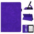 thumbnail image 1 of Allytech Case for 6.8" Kindle Paperwhite 11th Generation 2021, Embossed Mandala PU Leather Book Stand Auto Sleep Wake Card/Pen Holder Cover for Paperwhite 2021 Signature Edition/Kids E-Reader, Purple, 1 of 6