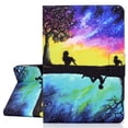 thumbnail image 1 of Allytech Case for All-New Amazon Kindle Fire HD 10 2021/ 10 Plus Tablet (11th Generation, 2021 Release), Slim Adjustable Stand Back Shell Protection Smart Cover for Fire HD 10.1 Inch 2021,Starry, 1 of 7