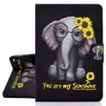 thumbnail image 1 of Allytech Case for All-New Amazon Kindle Fire HD 10 2021/ 10 Plus Tablet (11th Generation, 2021 Release), Slim Adjustable Stand Back Shell Protection Smart Cover for Fire HD 10.1 Inch 2021,Elephant, 1 of 7