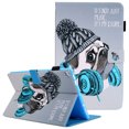 thumbnail image 1 of Allytech Case for All-New Fire HD 10 (9th/5th/7th Generation, 2019/2015/2017 Release) - Slim Folio Stand PU Leather Cover with Auto Wake/Sleep for Kindle Fire HD 10.1 Inch Tablet, Music Cat, 1 of 7