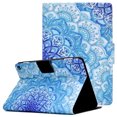 thumbnail image 1 of Allytech Case for All-New Kindle Fire HD 8 inch 10th Generation 2020 Release, PU Leather Stand Flip Cover with Card Slots Auto Sleep Wake for Fire HD 8 Plus 2020/Fire HD 8 2020, Mandala, 1 of 6