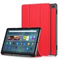 thumbnail image 1 of Allytech Case for Amazon Fire Max 11 Tablet (13th Generation, 2023 Release), Microfiber Inner Hard Back Shell Auto Wake/Sleep Trifold Stand Smart Cover for Fire Max 11 (13 Gen, 2023), Red, 1 of 1