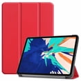 thumbnail image 1 of Allytech Case for Apple iPad Pro 12.9-Inch 2020 Model 4th Generation (NOT for 2018 Model), Compatible with Apple Pencil Cover with Auto Wake/Sleep Slim Stand Folio Full Protection, Red, 1 of 8