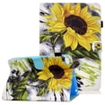 thumbnail image 1 of Allytech Case for Apple iPad mini 5/ mini 4/ mini 3/ mini 2/ mini, PU Leather Folio Flip Stand Smart Cover Auto Sleep Wake Protection TPU Back Cover Case for Apple iPad Mini, Sunflower, 1 of 4