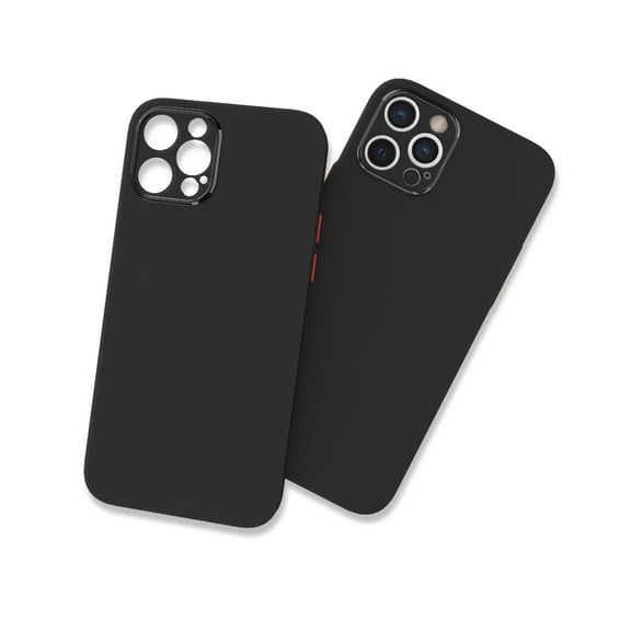 Allytech Case for Apple iPhone 13 Pro Max 6.7 inch 2021 Translucent Frosted Soft TPU Back Cover Thin Lightweight Anti-Scratch Shockproof Reinforced Corner Protection Bumper Crystal Clear Cover, Black