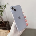 thumbnail image 1 of Allytech Case for Apple iPhone 14 (2022) 6.1" Translucent Frosted Soft Flexible TPU Back Cover Anti-Yellow Thin Lightweight Matte Transparent Shockproof Crystal Clear Cover for iPhone 14, Lightblue, 1 of 14