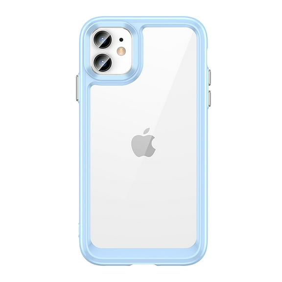 Allytech Case Compatible with iPhone 11 Clear Thin Slim Crystal Transparent Cover Shockproof Bumper Case for iPhone 11,Blue