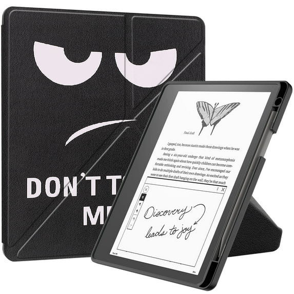 Allytech Case Cover for 10.2-inch Kindle Scribe (2022 Released), Foldable Stand Smart PU Leather Cover with Pen Holder and Auto Wake/Sleep for 10.2” Amazon Kindle Scribe E-Reader -Eye